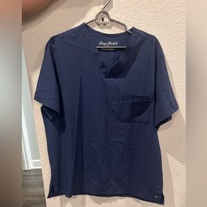 Women’s Easy Stretch Navy Scrub Top